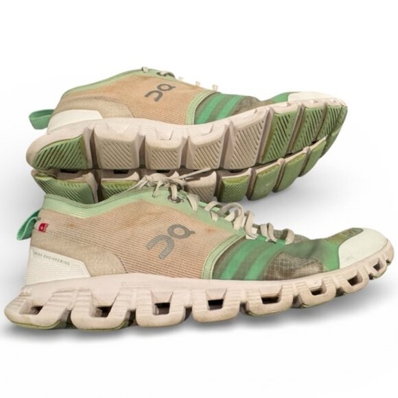 ON Cloud X Shift Running Sneakers – White / Matcha – Women’s Size 9 – Good Cond - Picture 6 of 8